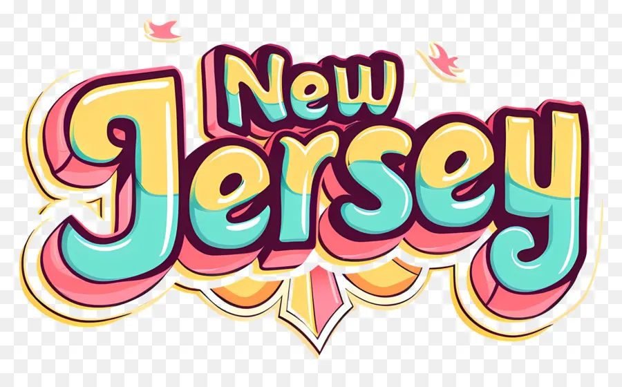 Yeni Jersey，Vintage Logosu PNG