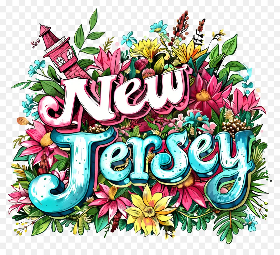 New Jersey，çiçekler PNG