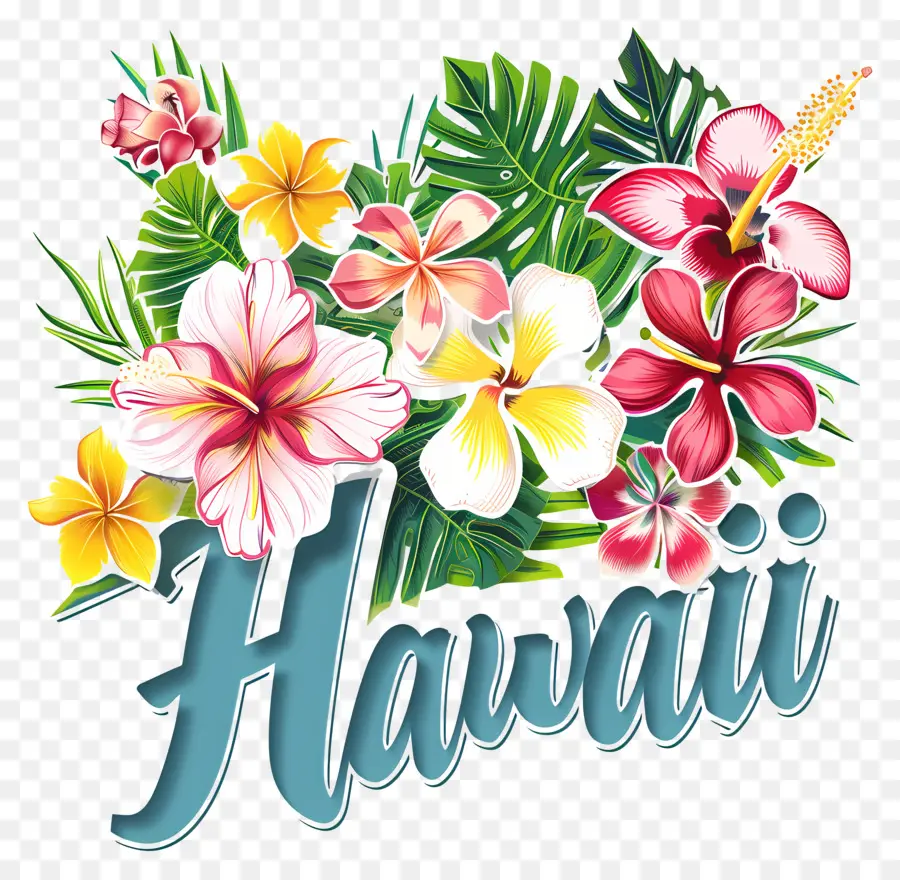 Hawaii，çiçekler PNG