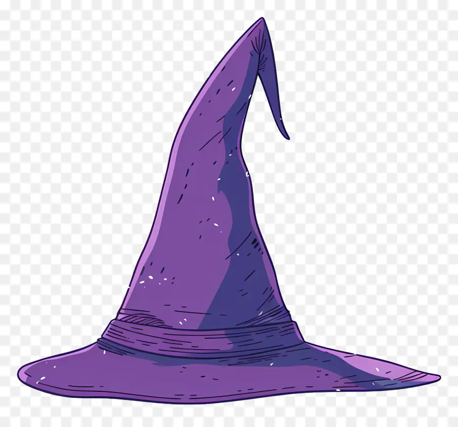Cadı şapka，Mor Cadı Şapkası PNG