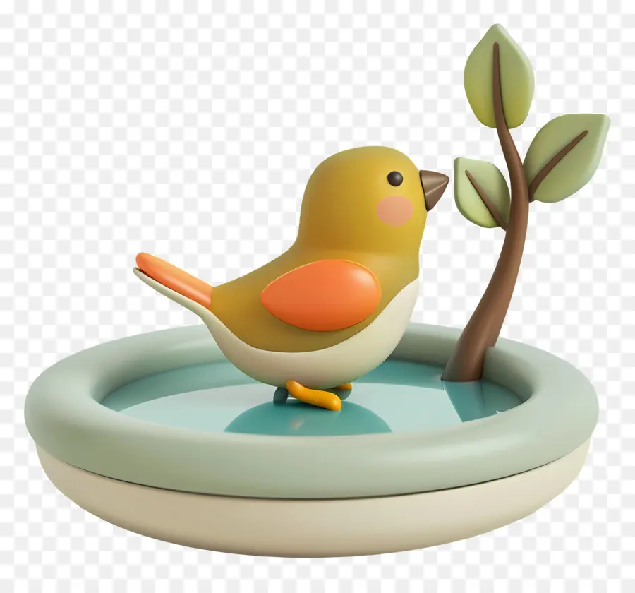 Kuş Banyosu，Küçük Kuş PNG