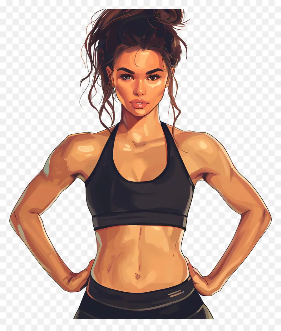 Fitness Kadın，Spor PNG