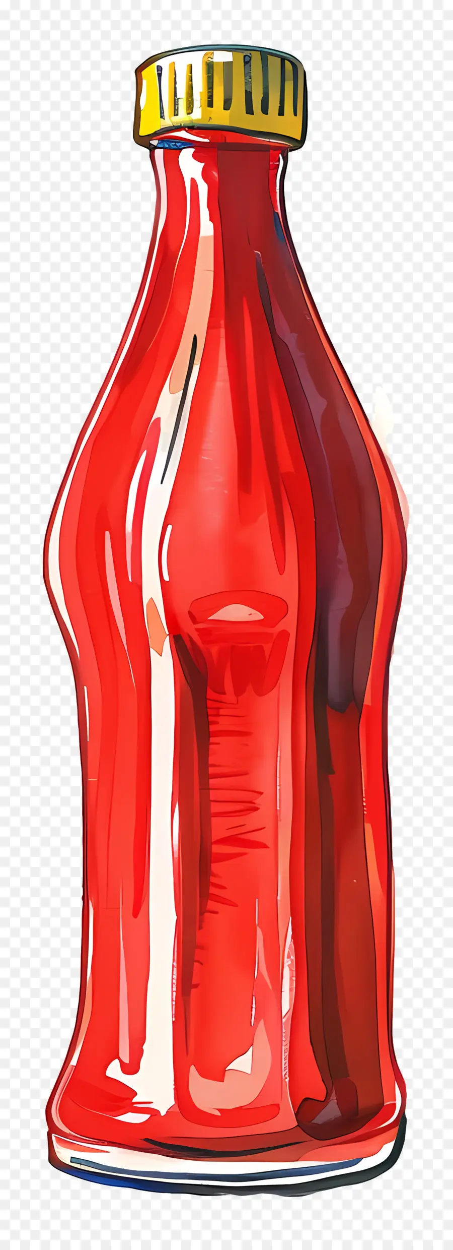 Ketçap şişesi，Kırmızı Cam şişe PNG