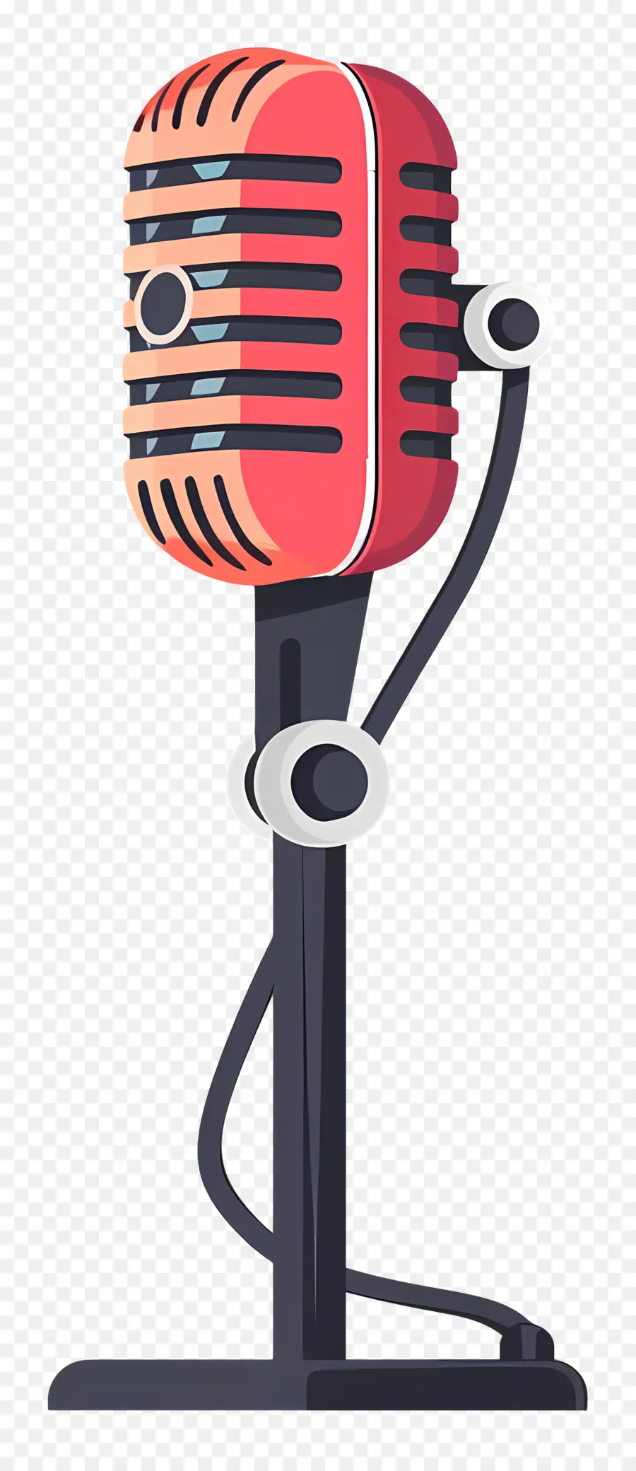 Mikrofon，Kırmızı Mikrofon PNG