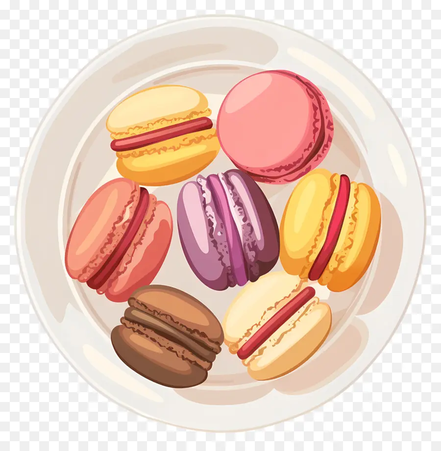 Macarons，çikolata PNG