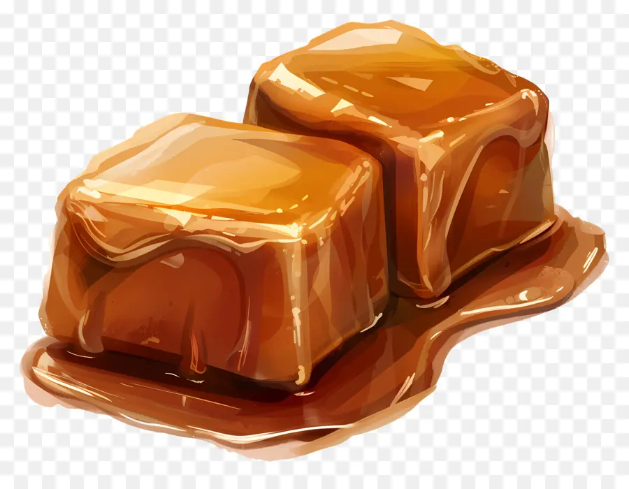 Toffee Karamel，çikolatalı Kek PNG