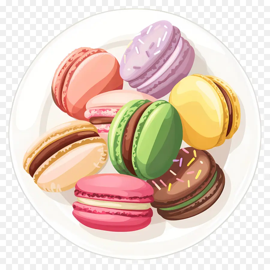 Macarons，Tatlılar PNG