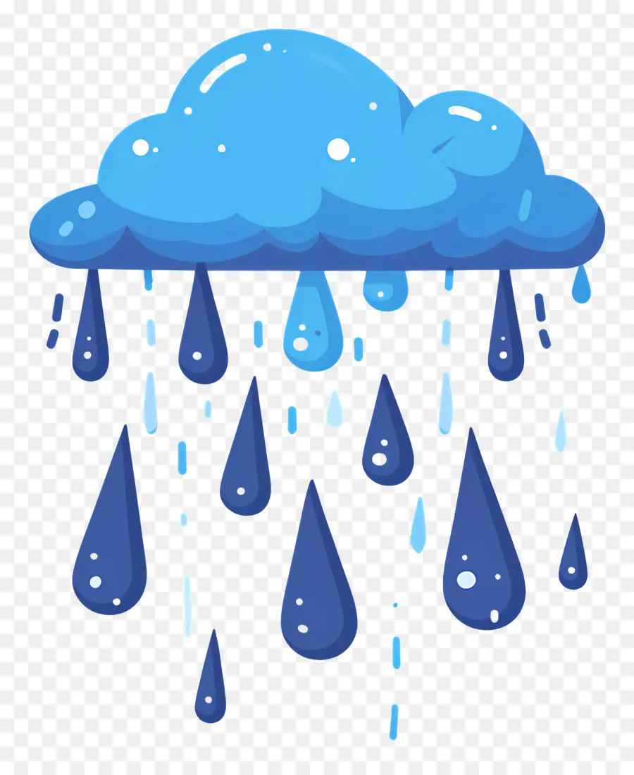 Yağmur，Mavi Bulut PNG