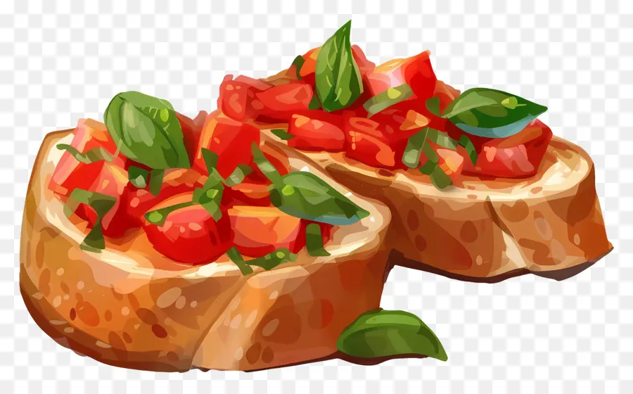 Bruschetta，Tost PNG