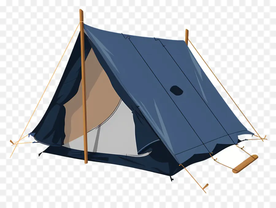Kamp çadırı，Mavi çadır PNG
