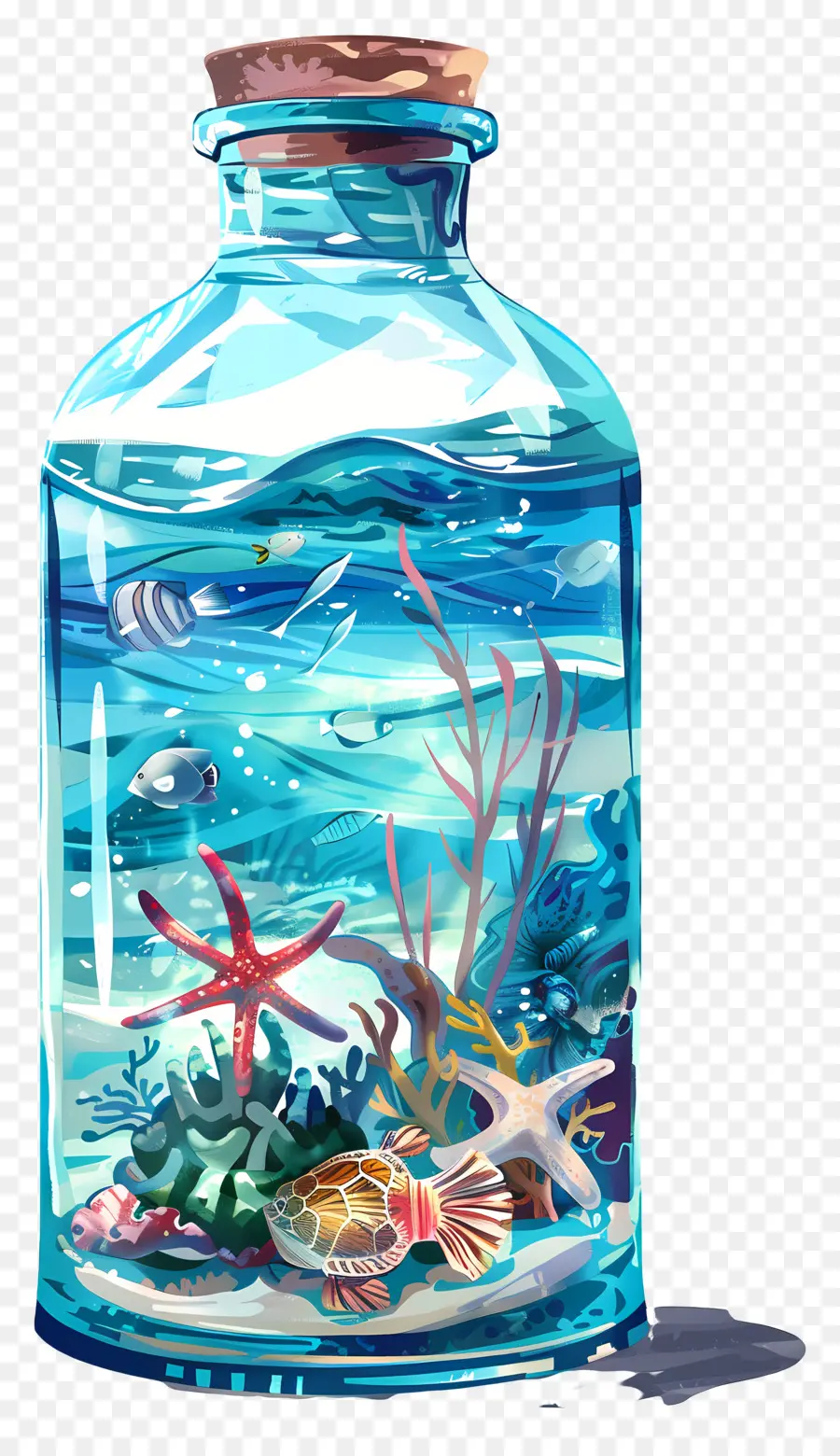 şişe Okyanus，Sualtı PNG