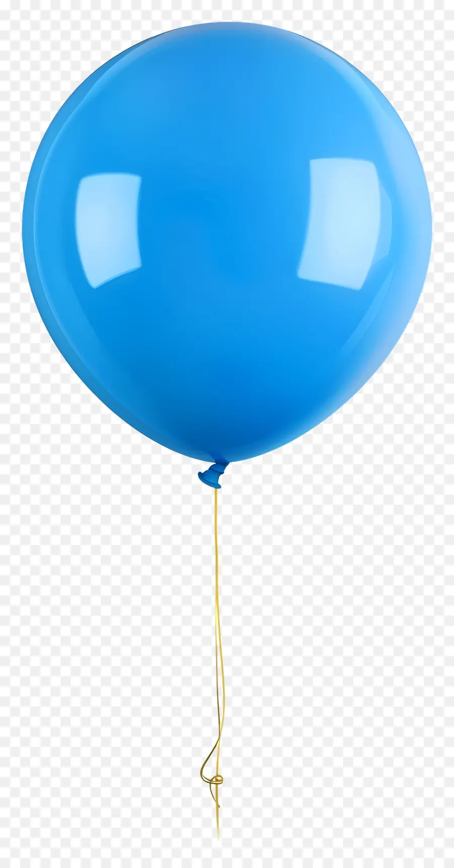 Mavi Balon，Altın Dize PNG