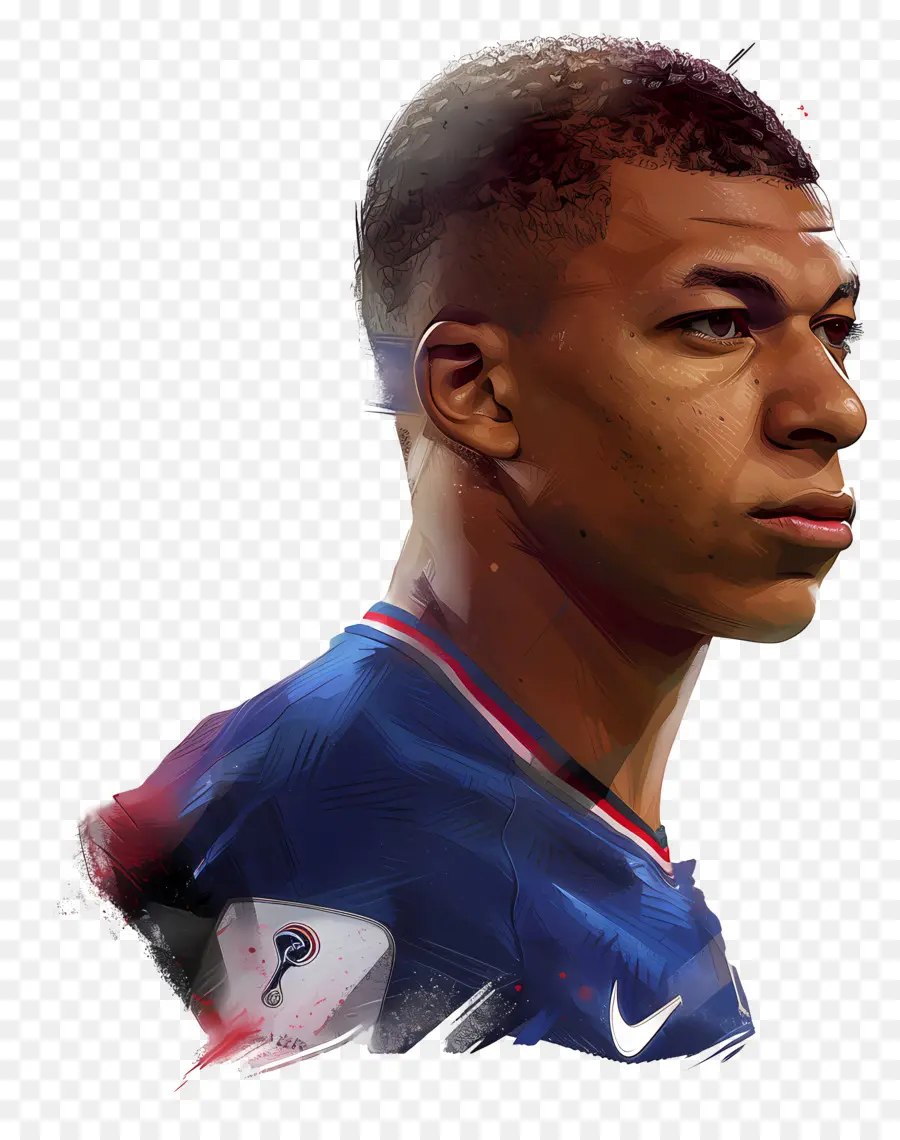 Kylian Mbappé，Portre PNG