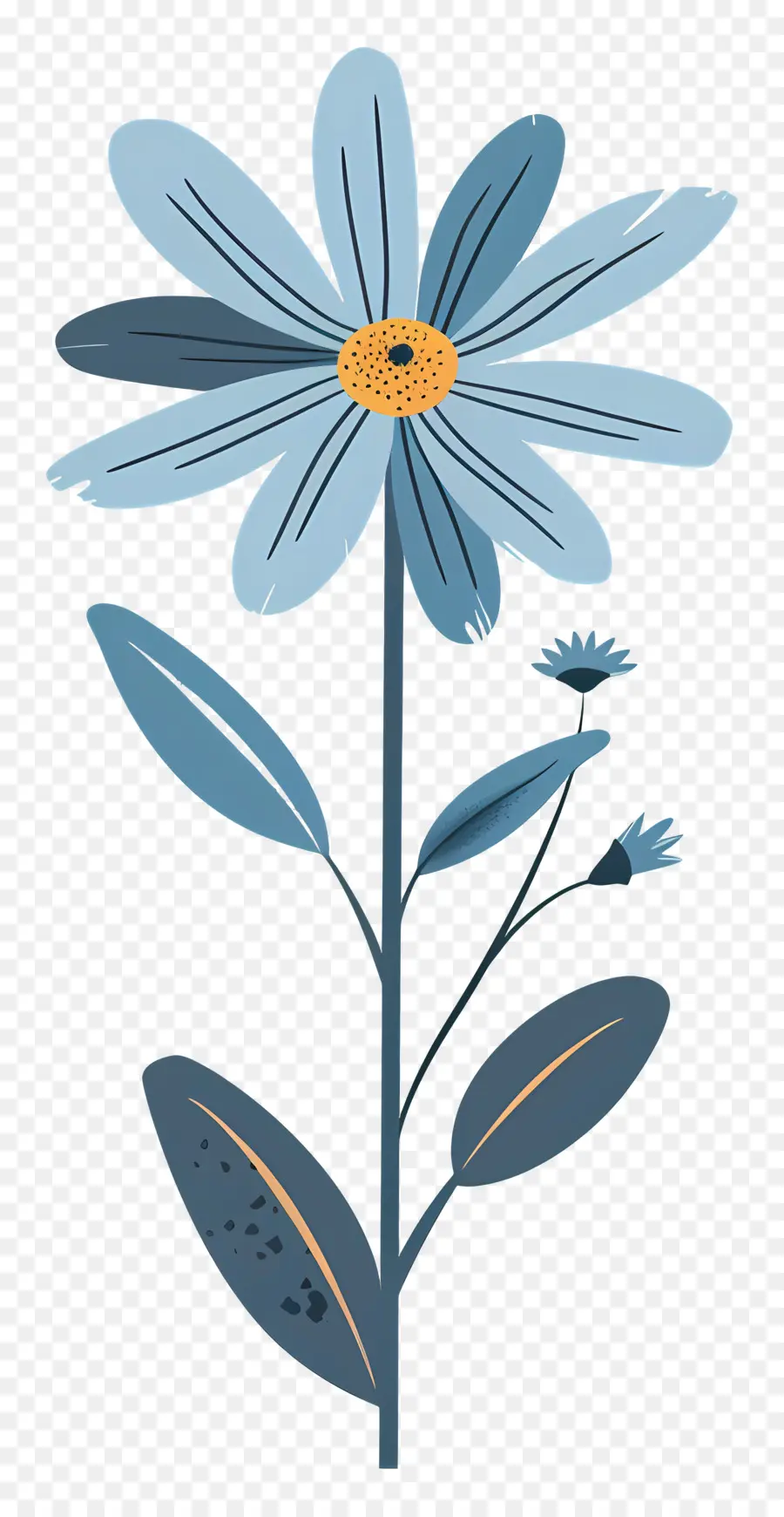 Mavi Daisy，Mavi çiçek PNG