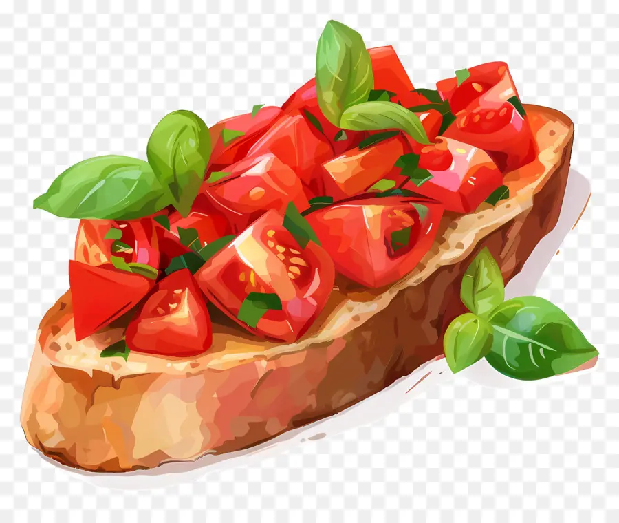 Bruschetta，Caprese Tost PNG