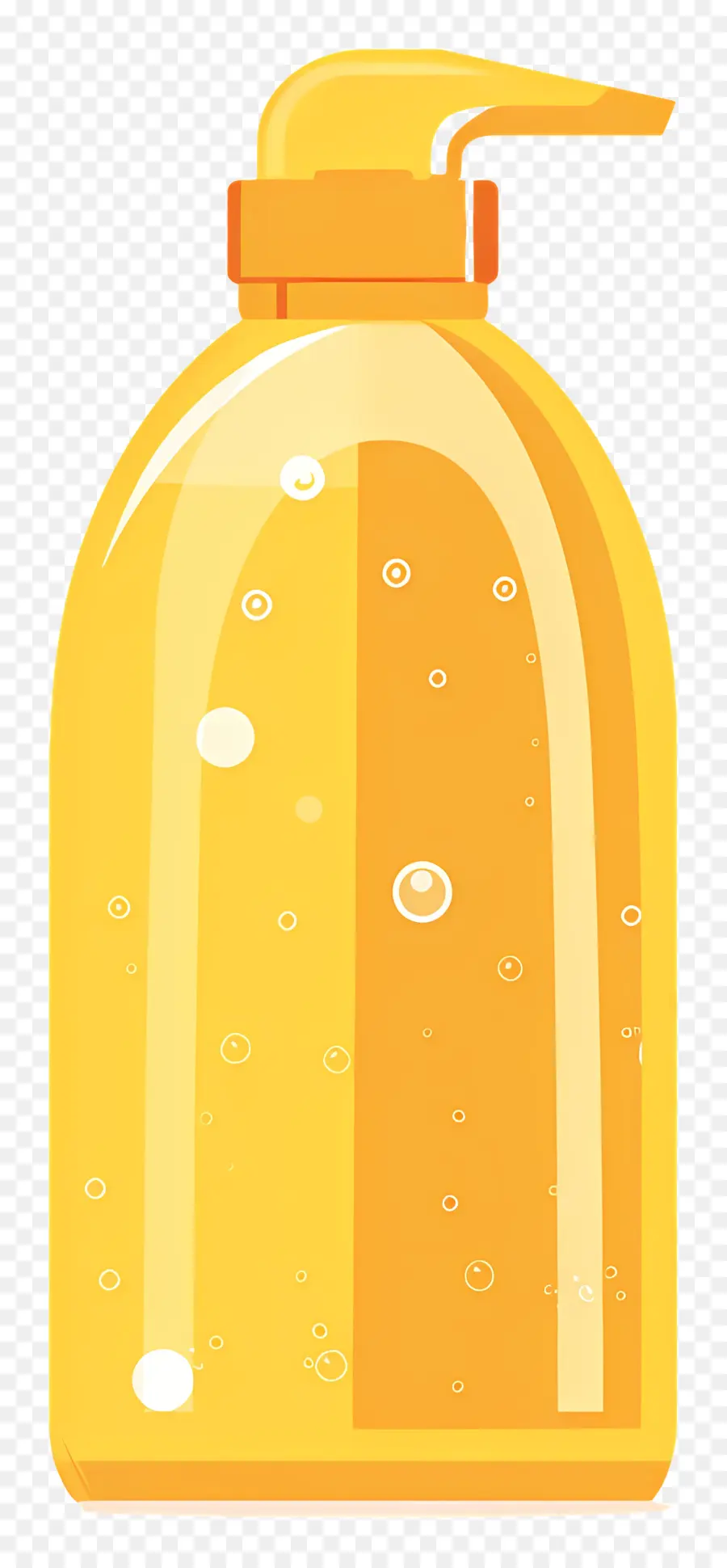 şampuan şişesi，Sarı Plastik Kap PNG