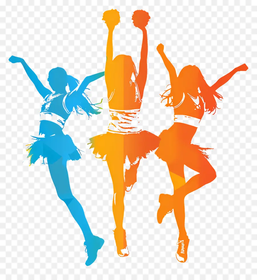 Ponpon Kızlar，Renkli Kostümler PNG