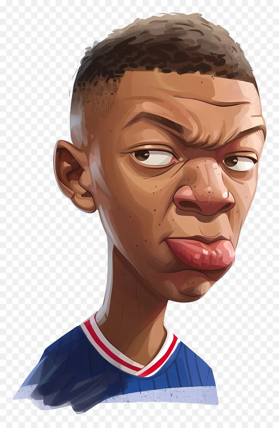 Kylian Mbappé，Karikatür PNG