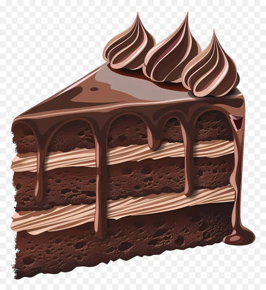 çikolatalı Kek，Dondurulmuş Krem ​​şanti PNG