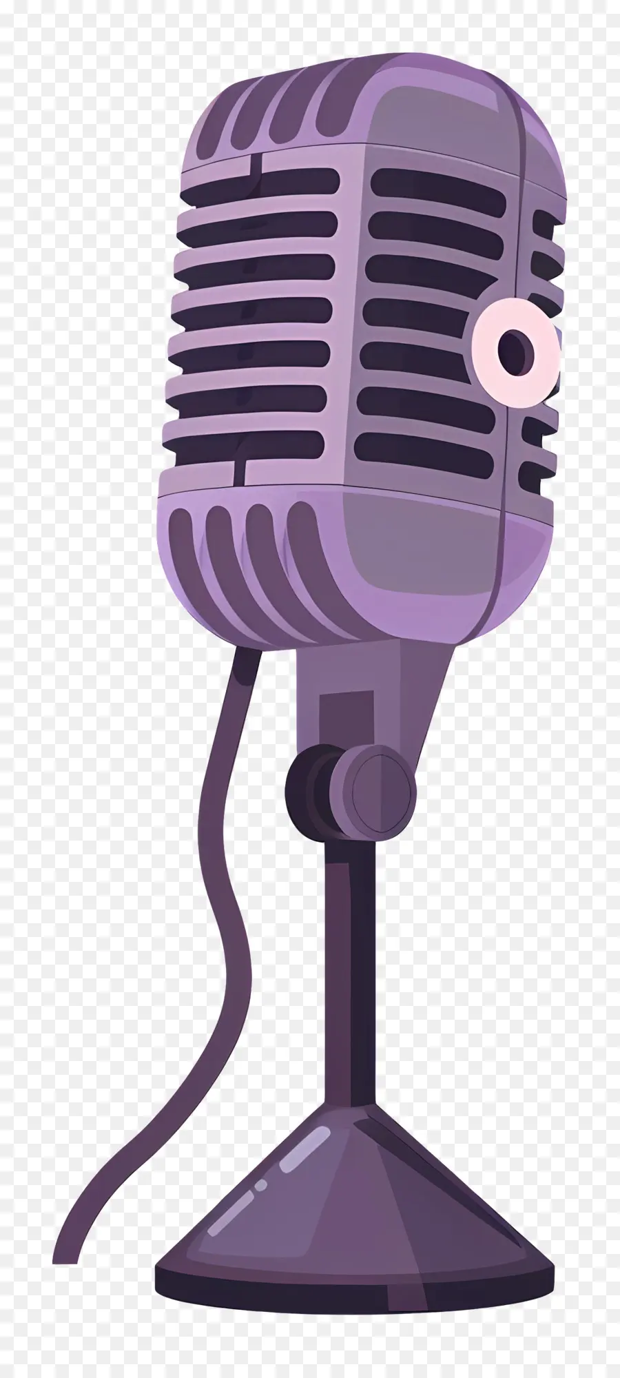 Mikrofon，Mor Mikrofon PNG