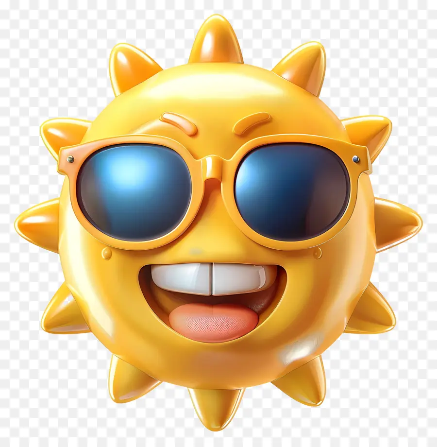 Güneş Yüzü，Emoji PNG