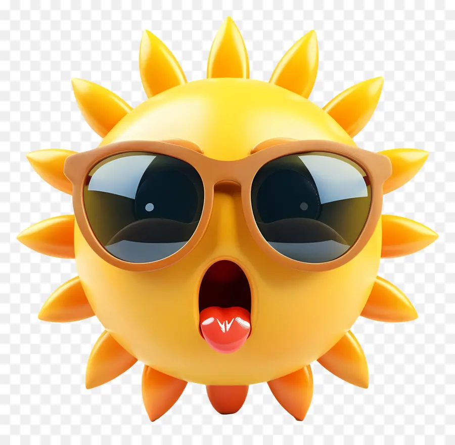 Güneş Yüzü，Emoji PNG