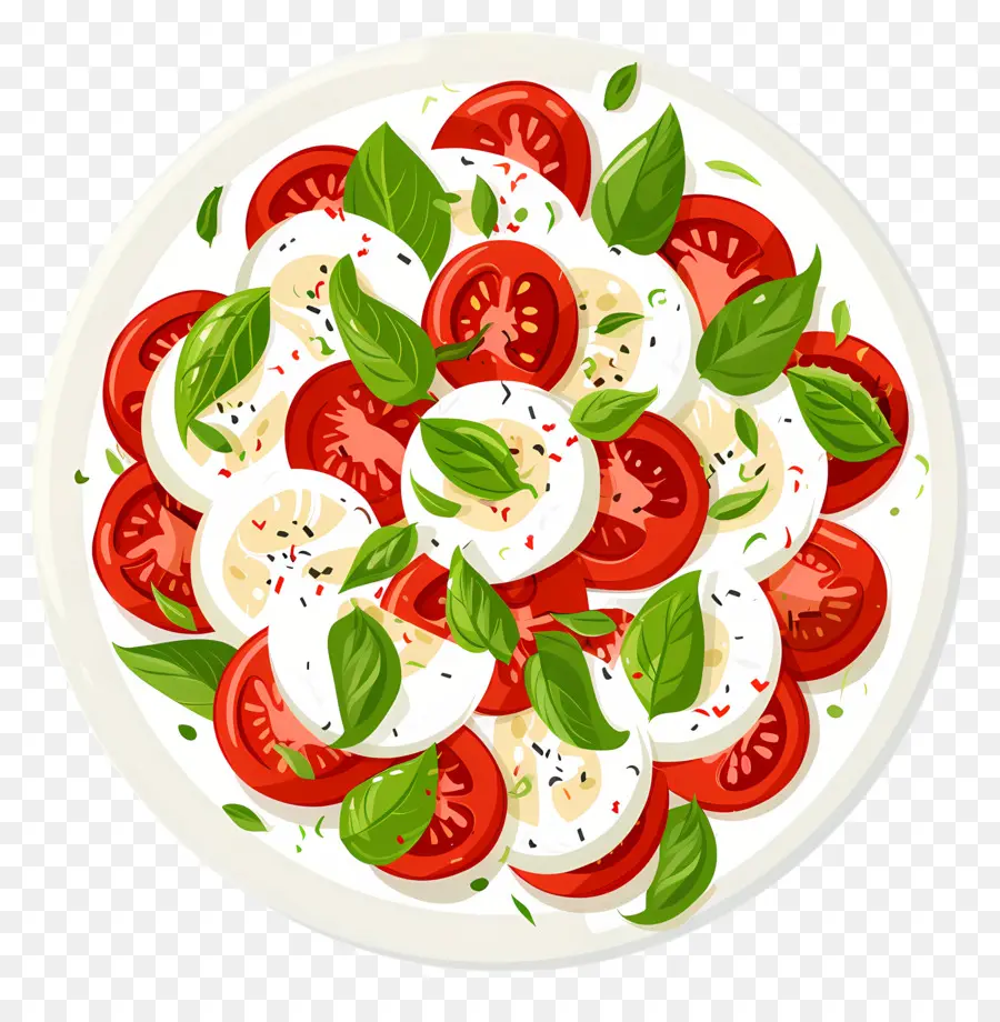 Caprese Salata，İtalyan Mutfağı PNG