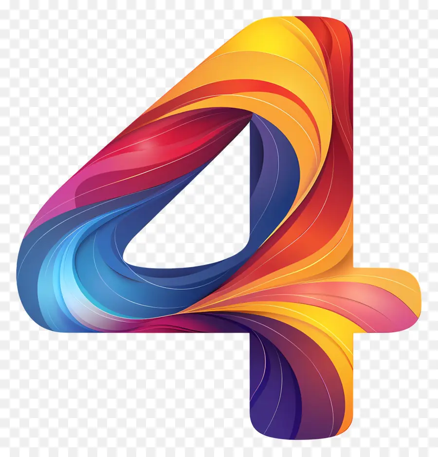 Sayı 4，Logo Tasarımı PNG