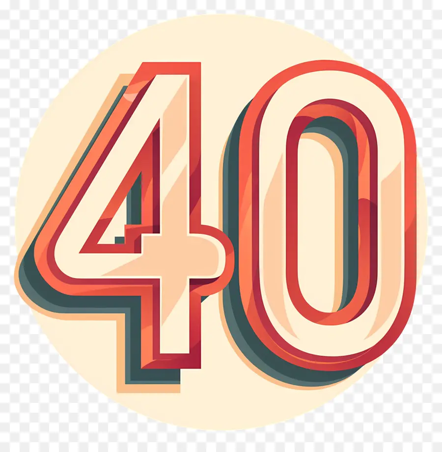 Sayı 40，Kırkıncı Doğum Günü PNG
