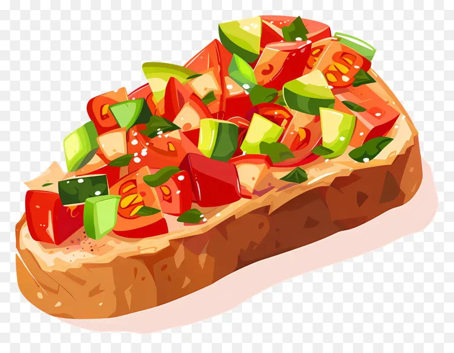 Bruschetta，Tost PNG