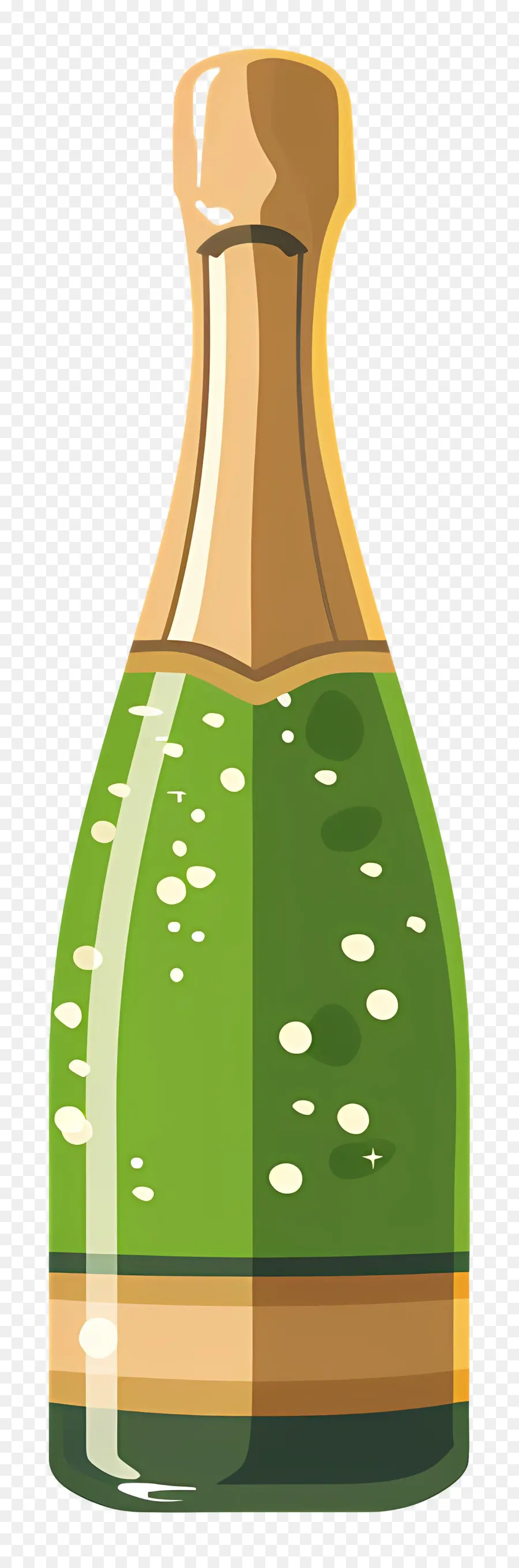 şampanya şişe，Yeşil Sıvı şişe PNG