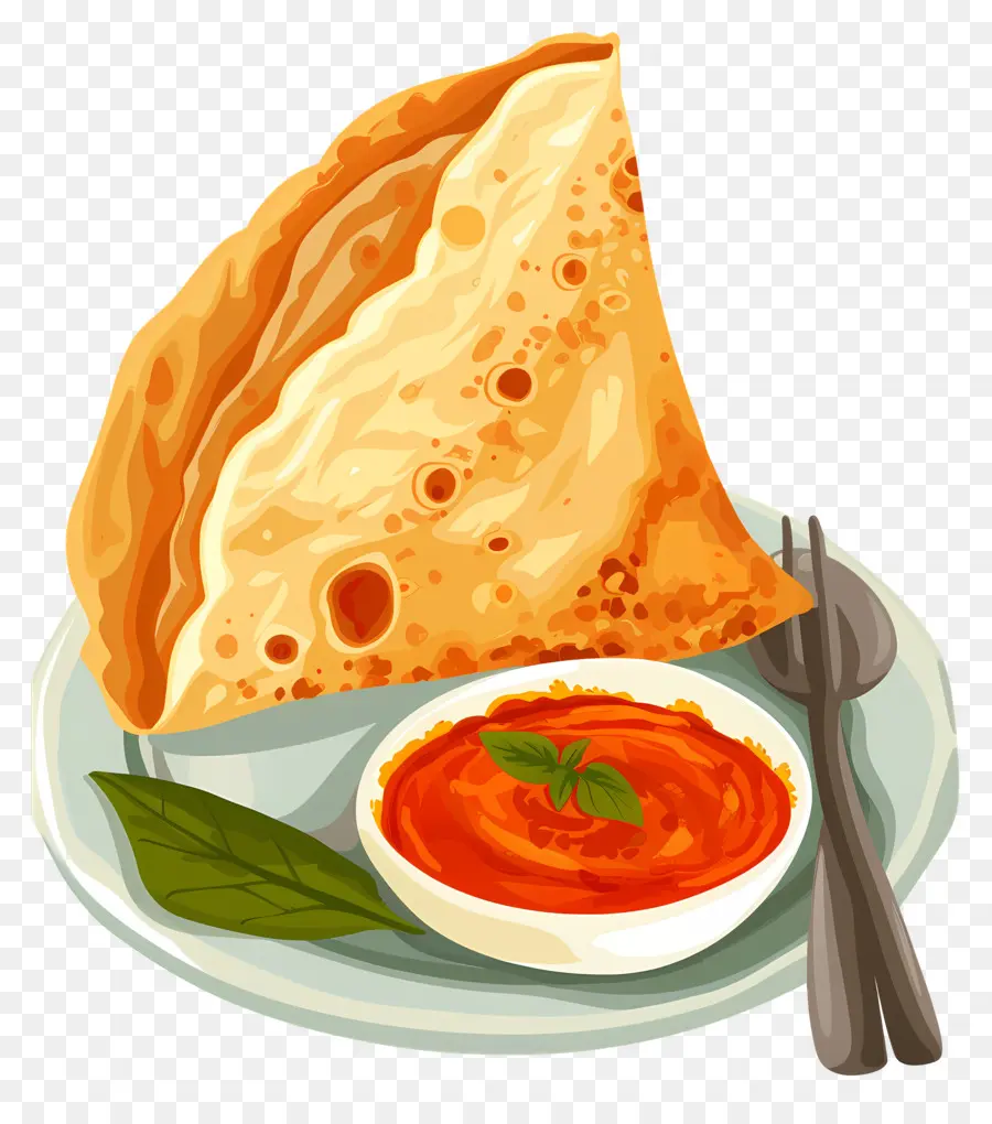 Dosa，Hint Mutfağı PNG