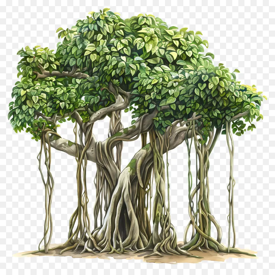Banyan Ağacı，Tropik çevre PNG