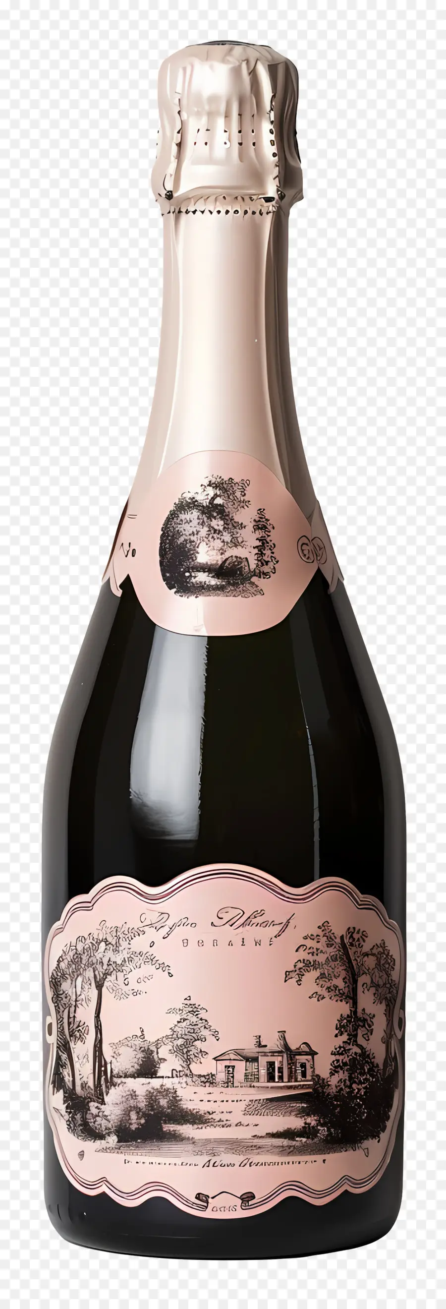 şampanya，Pembe şarap PNG