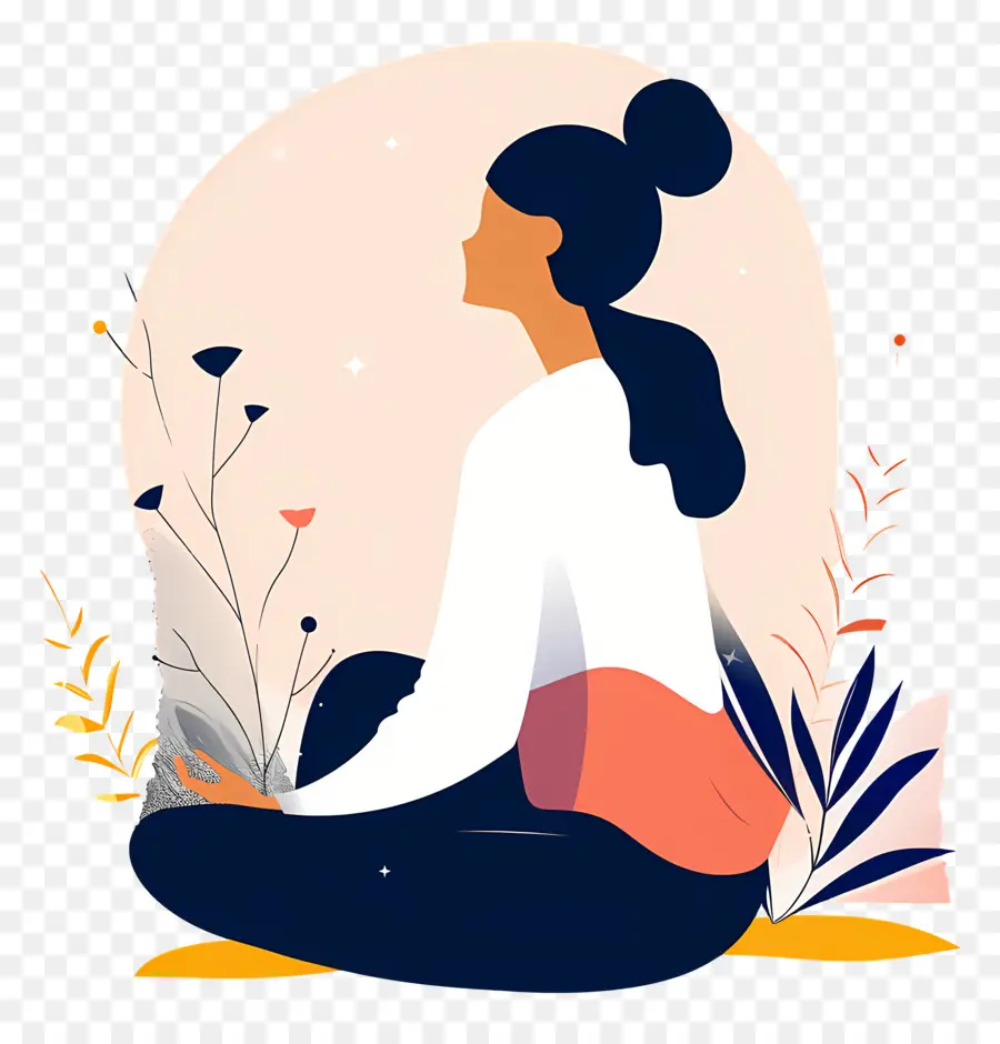 Kadın Meditasyonu，Meditasyon PNG