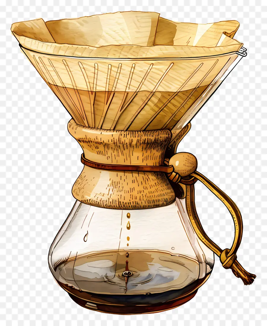 Kahve Filtresi，Cam Kahve Makinesi PNG
