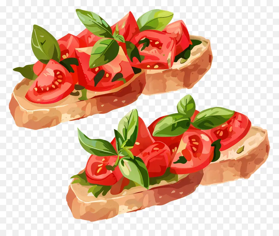 Bruschetta，Tost PNG