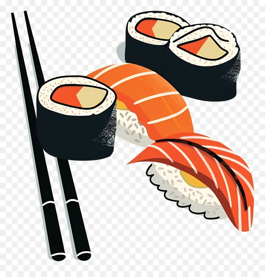 Suşi，Chopsticks PNG