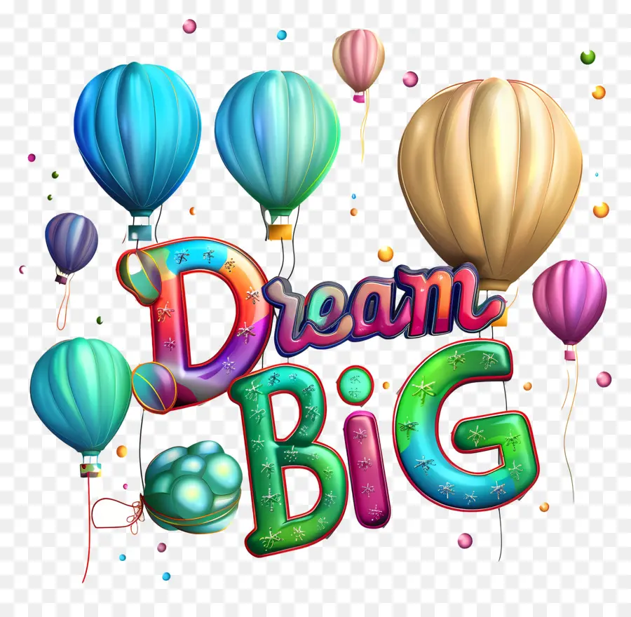 Büyük Hayal ，Balonlar PNG
