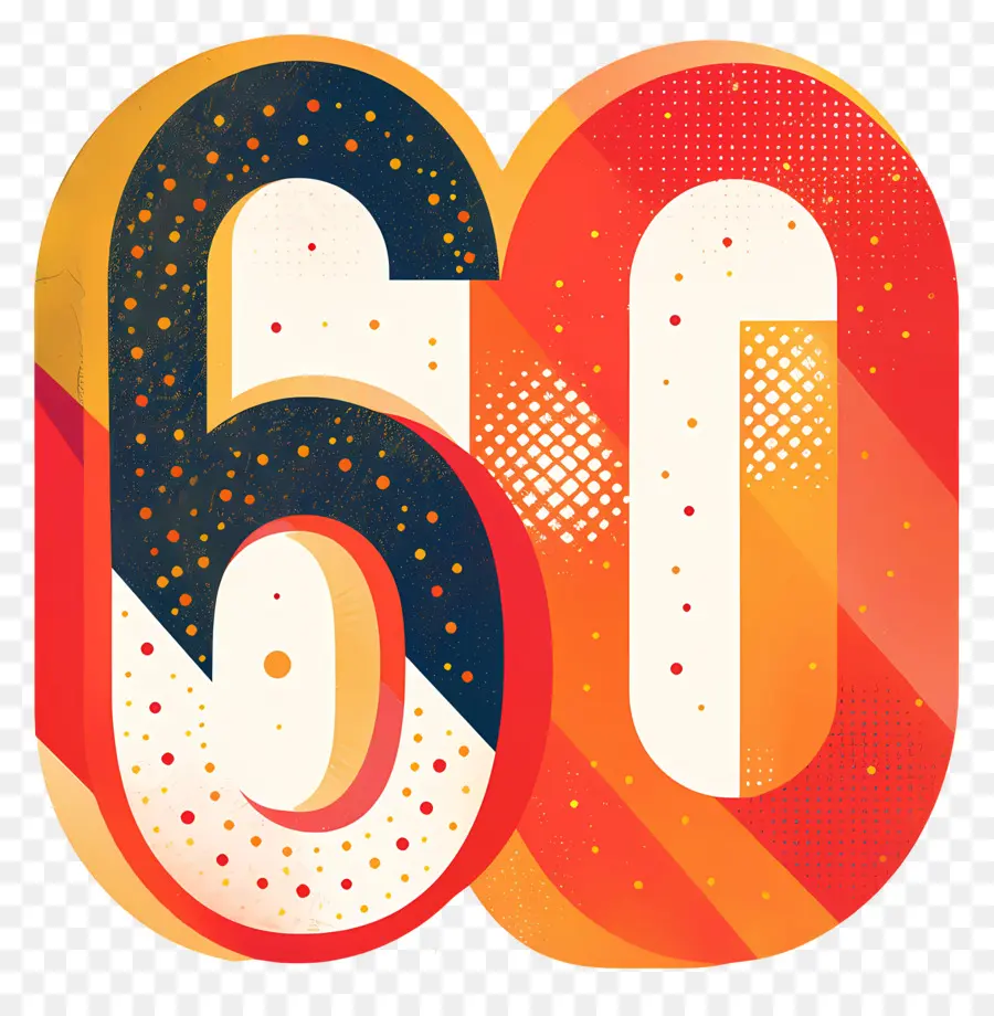 Sayı 60，60'ıncı Doğum Günü PNG