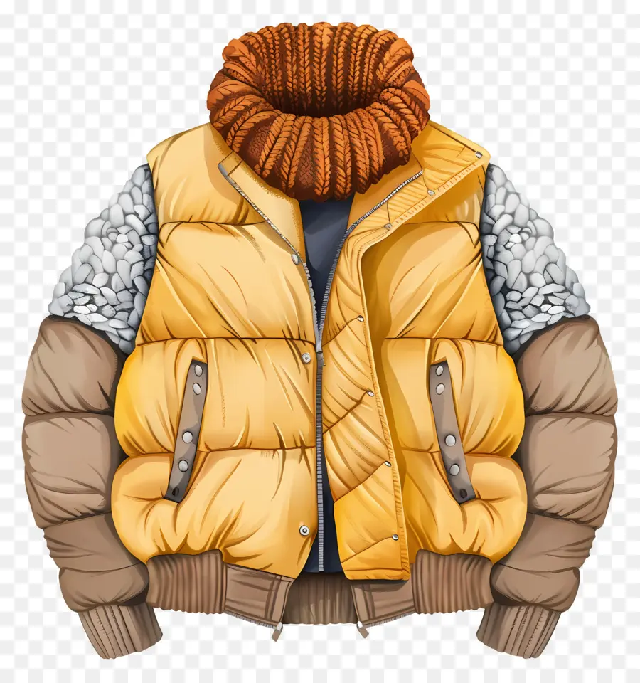 Kış Ceket，Kürk Yaka PNG