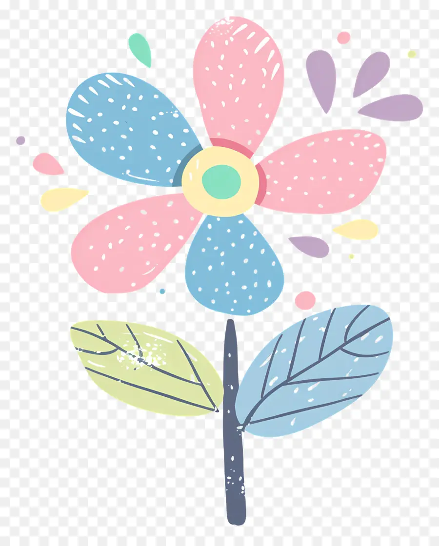 Karikatür çiçek，çiçek Tasarımı PNG