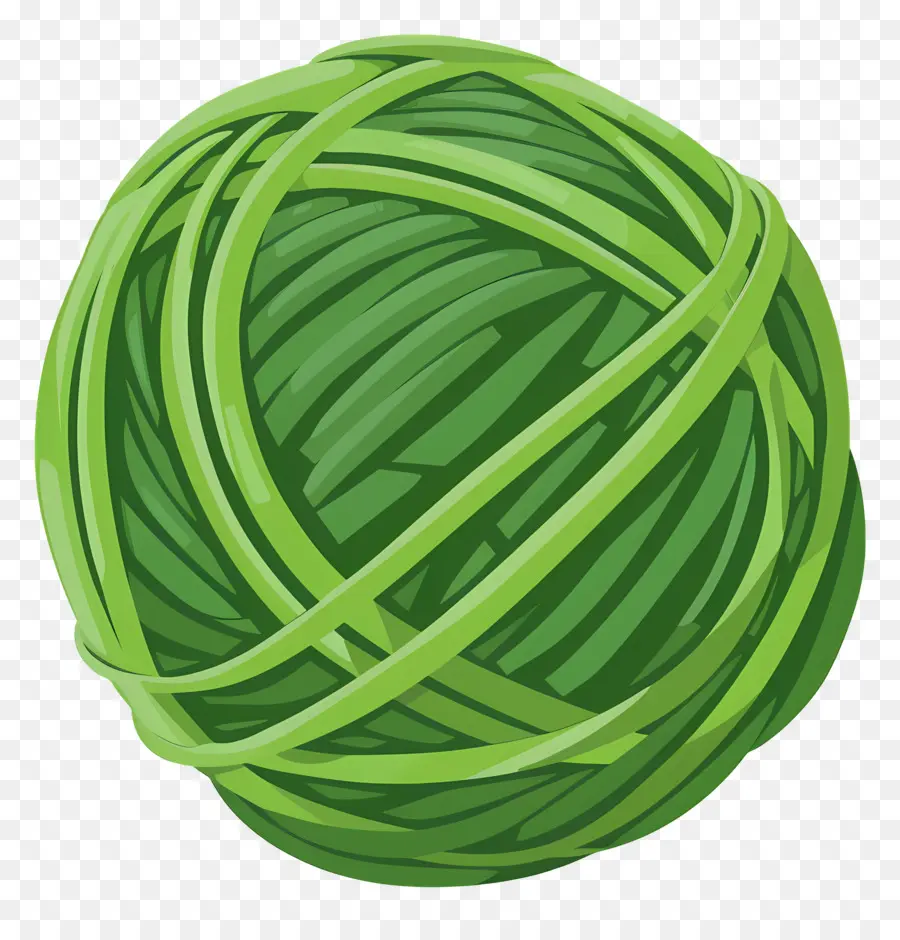 Yeşil Iplik Topu，İplik PNG