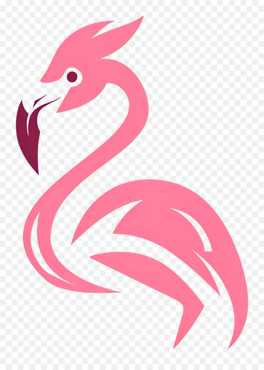 Basit Tasarım，Flamingo PNG