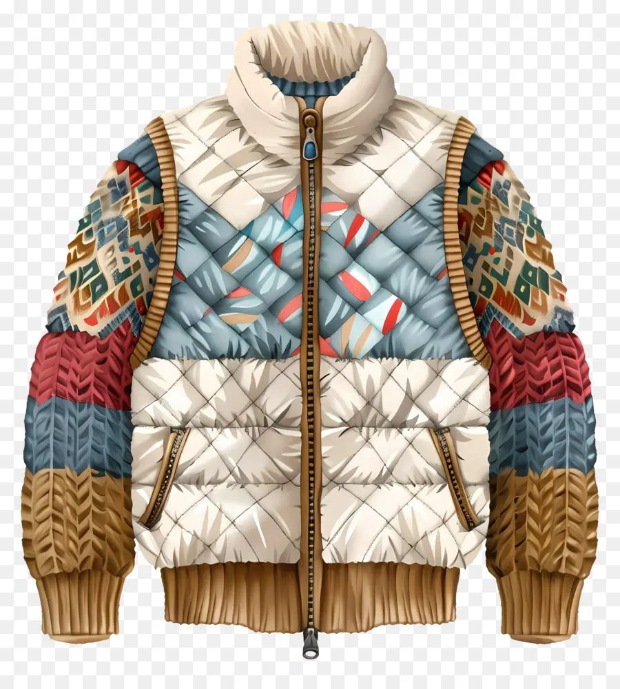 Kış Ceket，Işlemeli Ceket PNG