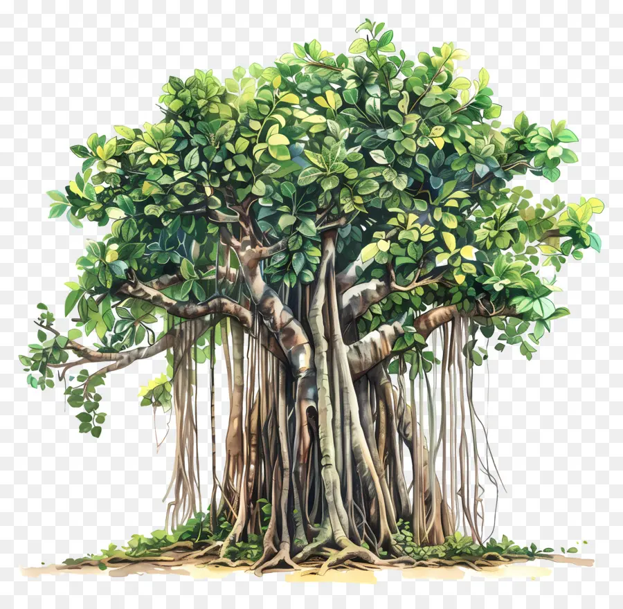 Banyan Ağacı，Tropikal Ağaç PNG