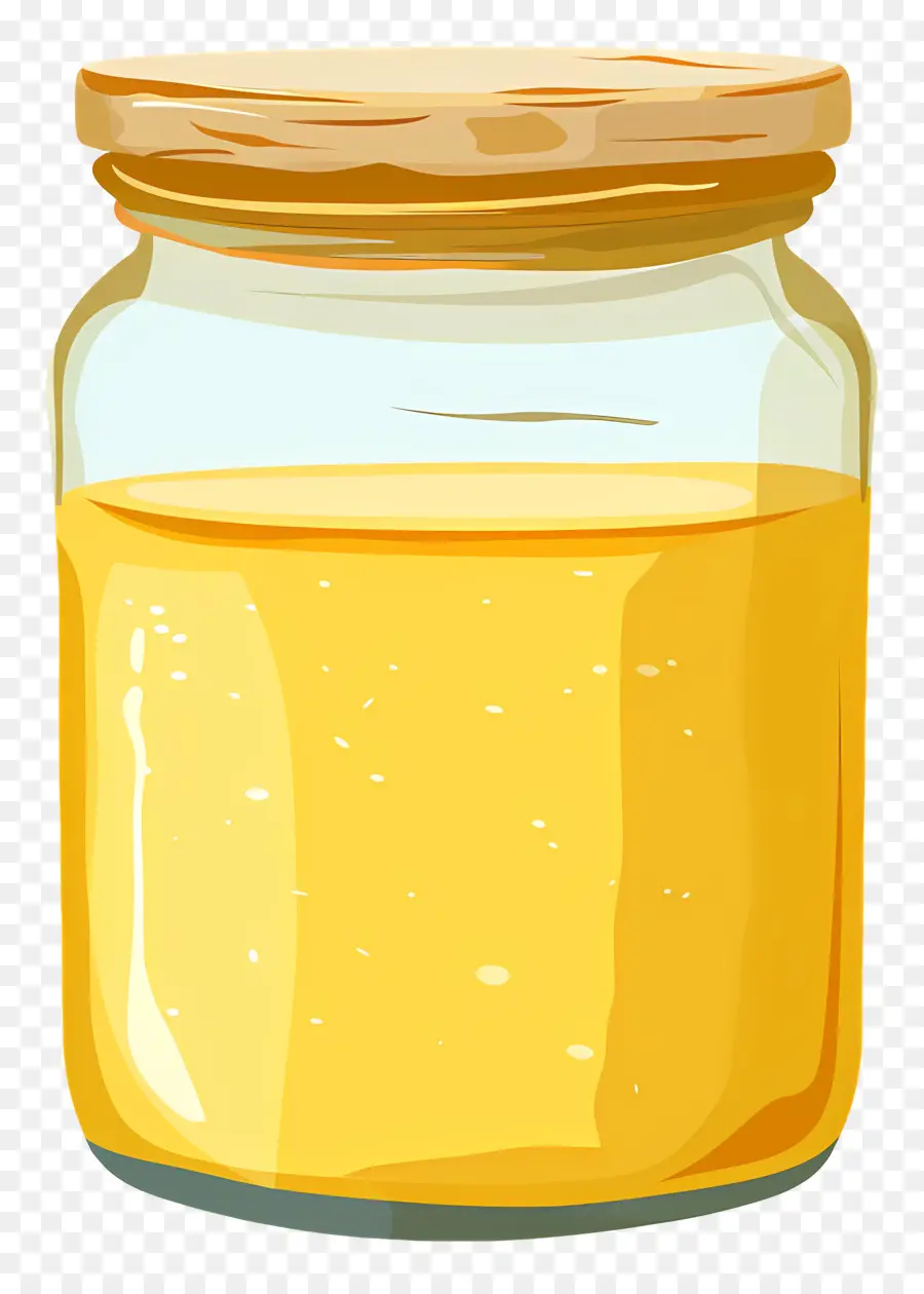 Ghee，Cam Kavanoz PNG