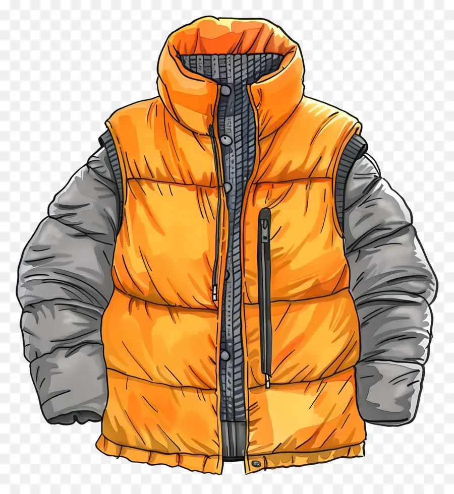 Kış Ceket，Yelek Ceketi PNG