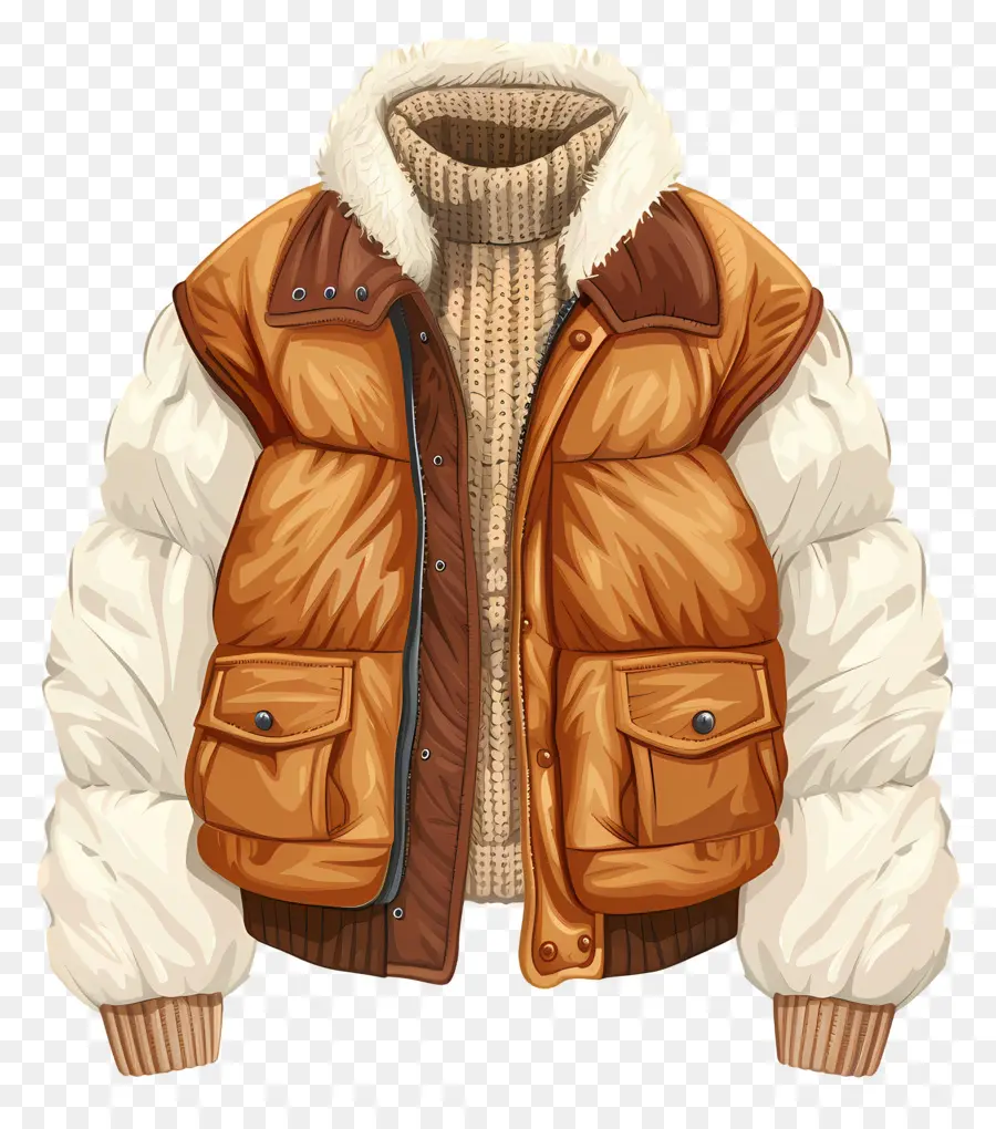 Kış Ceket，Kahverengi Ceket PNG