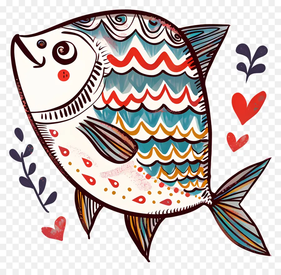 Karikatür Balık，Balık PNG